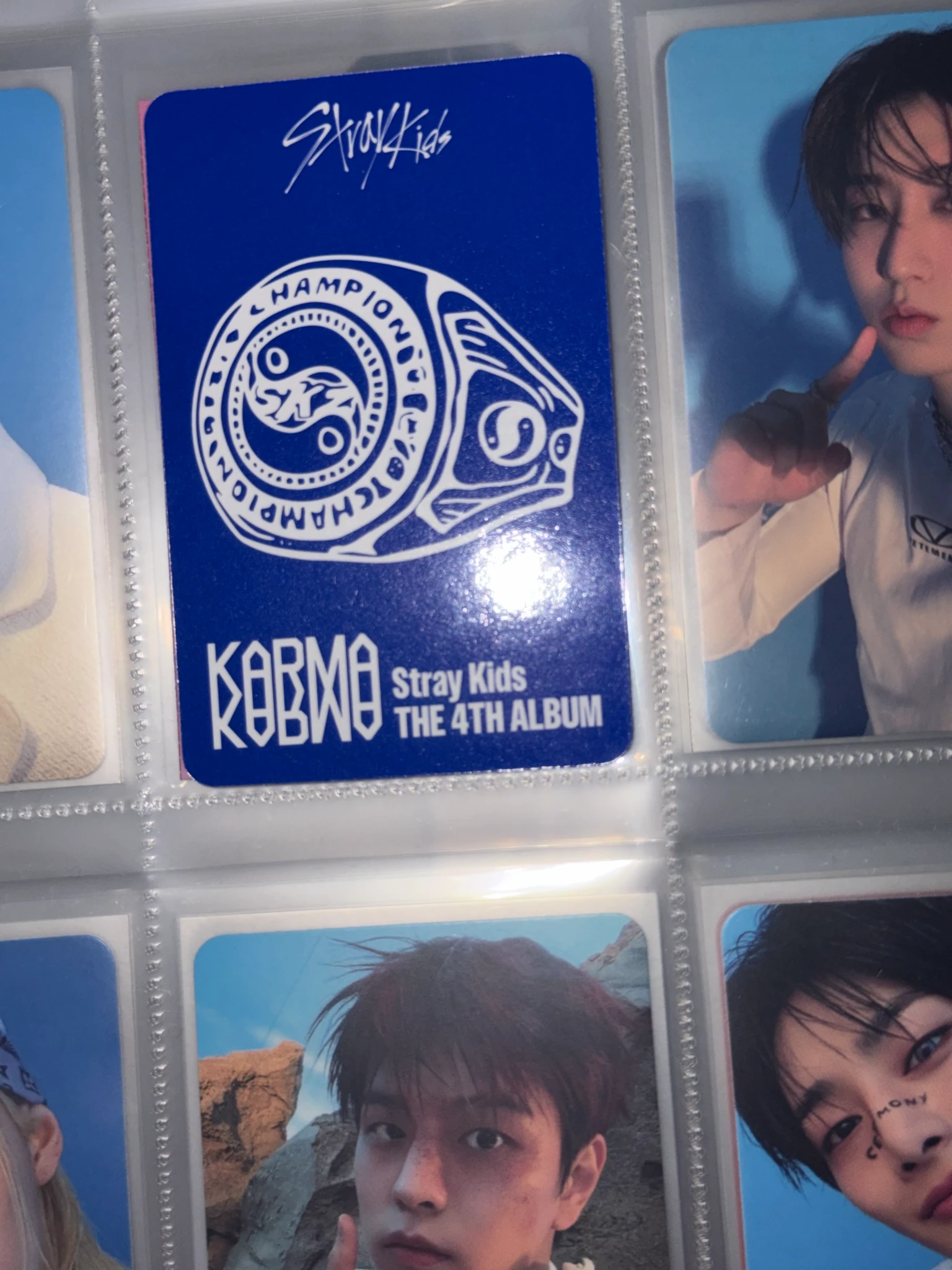 Stray Kids Bang Chan Stray Kids - Bang Chan - KARMA Album album photocard accordion version first press only listing photo 9
