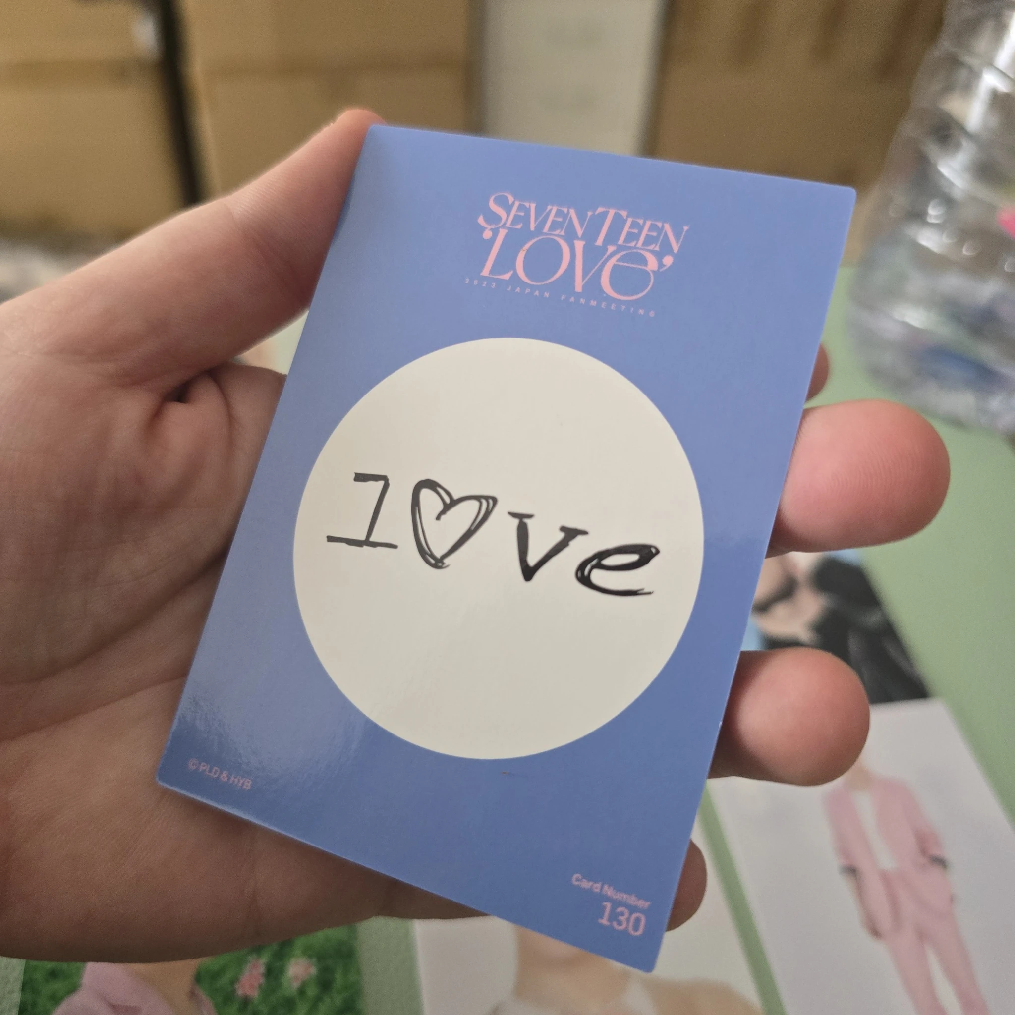 SEVENTEEN Dino SEVENTEEN - Dino - 2023 JAPAN FANMEETING [LOVE] Event trading card fan meeting merch photocard listing photo 9