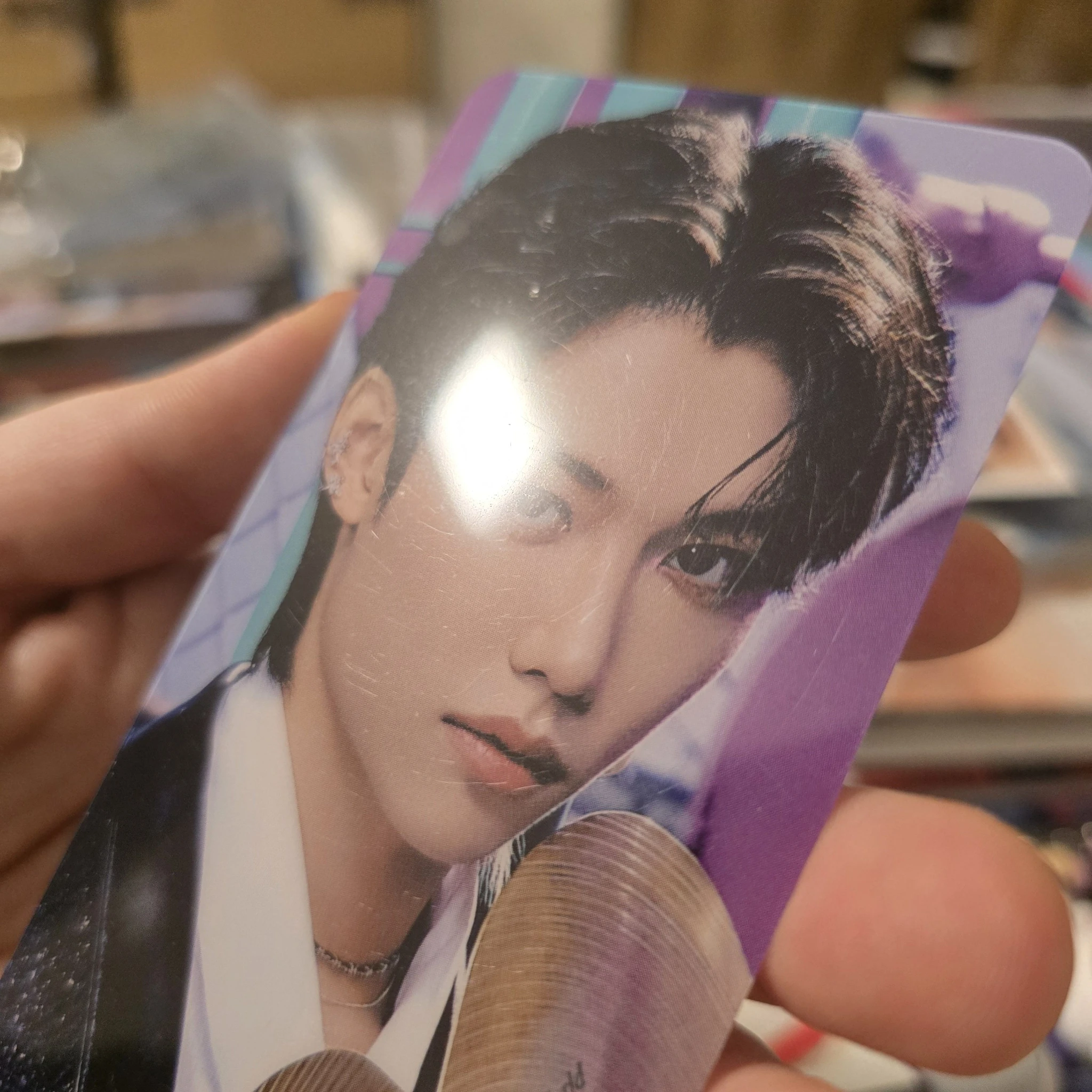 Stray Kids Felix Stray Kids - Felix - The Sound Album bookmark pob (pre-order benefit) hmv supplemental FPO translucent listing photo 9