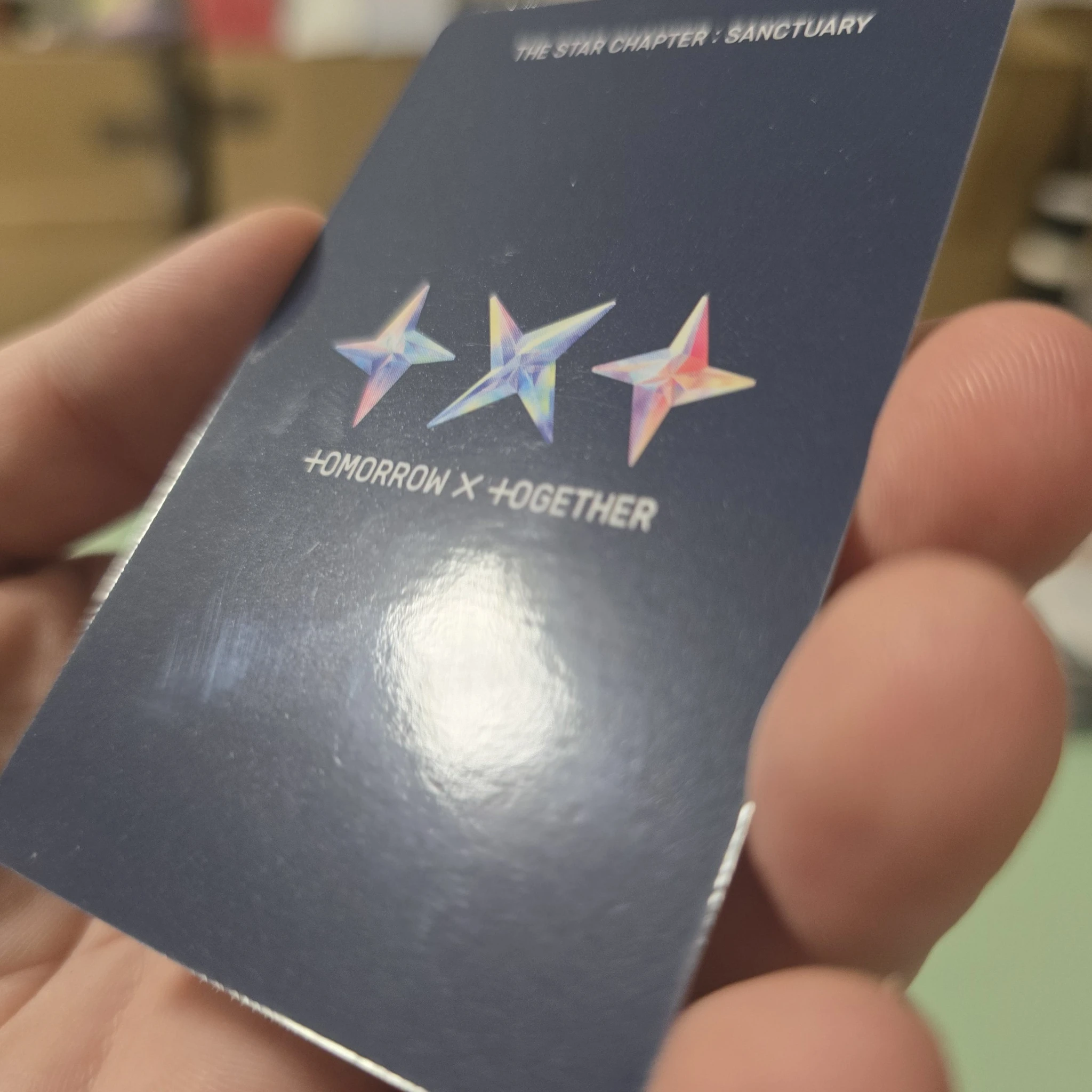 TOMORROW X TOGETHER Beomgyu TOMORROW X TOGETHER - Beomgyu - The Star Chapter: Sanctuary Album pob (pre-order benefit) weverse japan shop (wvj) holographic (hologram) standard version listing photo 9
