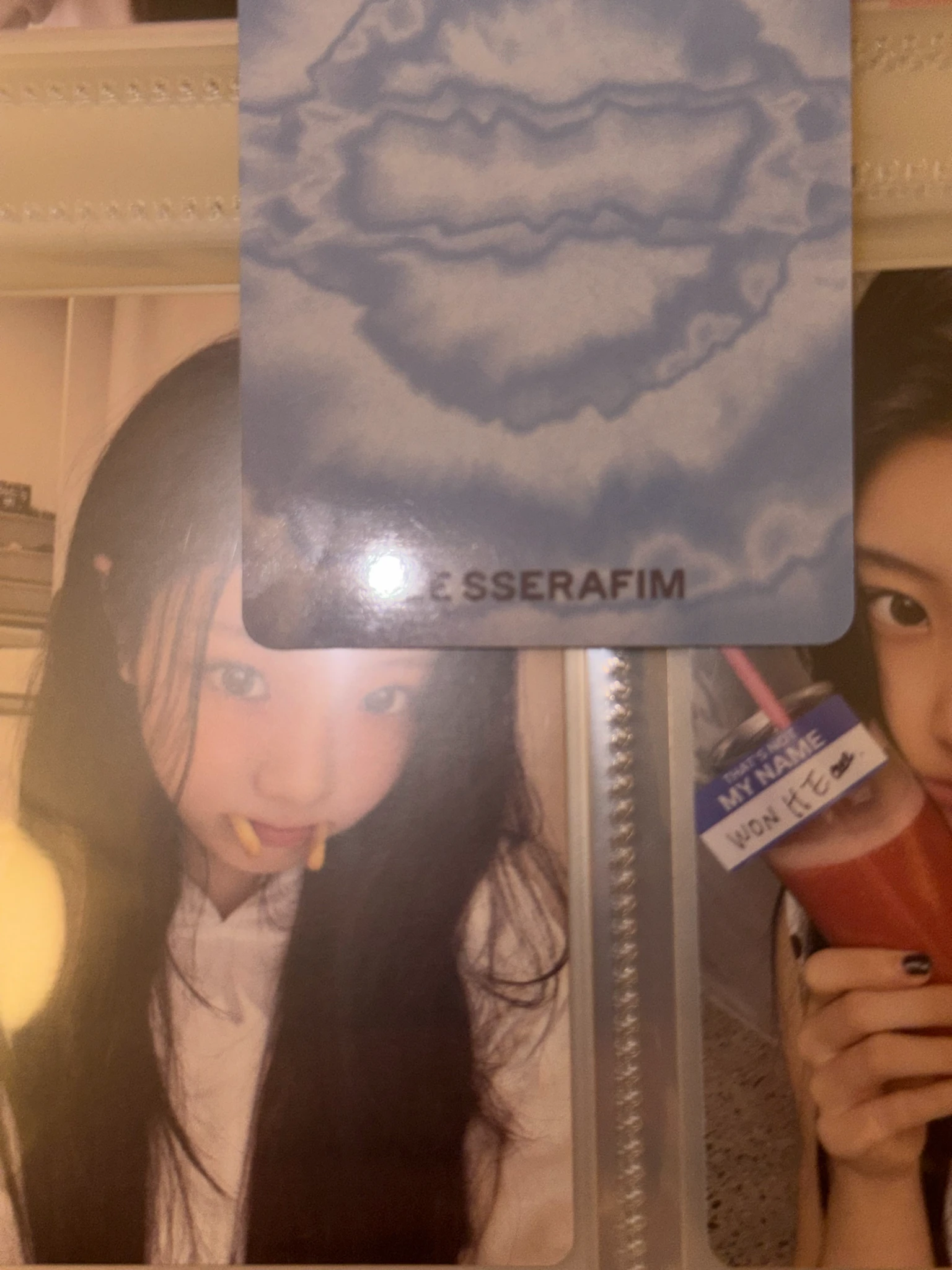 LE SSERAFIM Kazuha LE SSERAFIM - Kazuha - PUREFLOW pt.1 Album weverse japan shop (wvj) pob (pre-order benefit) holographic (hologram) compact version listing photo 9