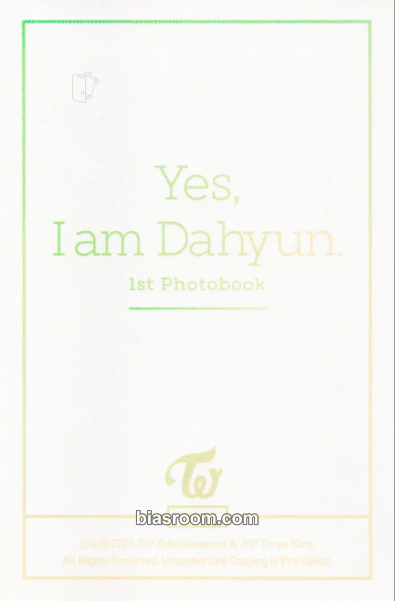 Dahyun “Yes, I Am” Photobooks Photocard - TWICE | Bias Room