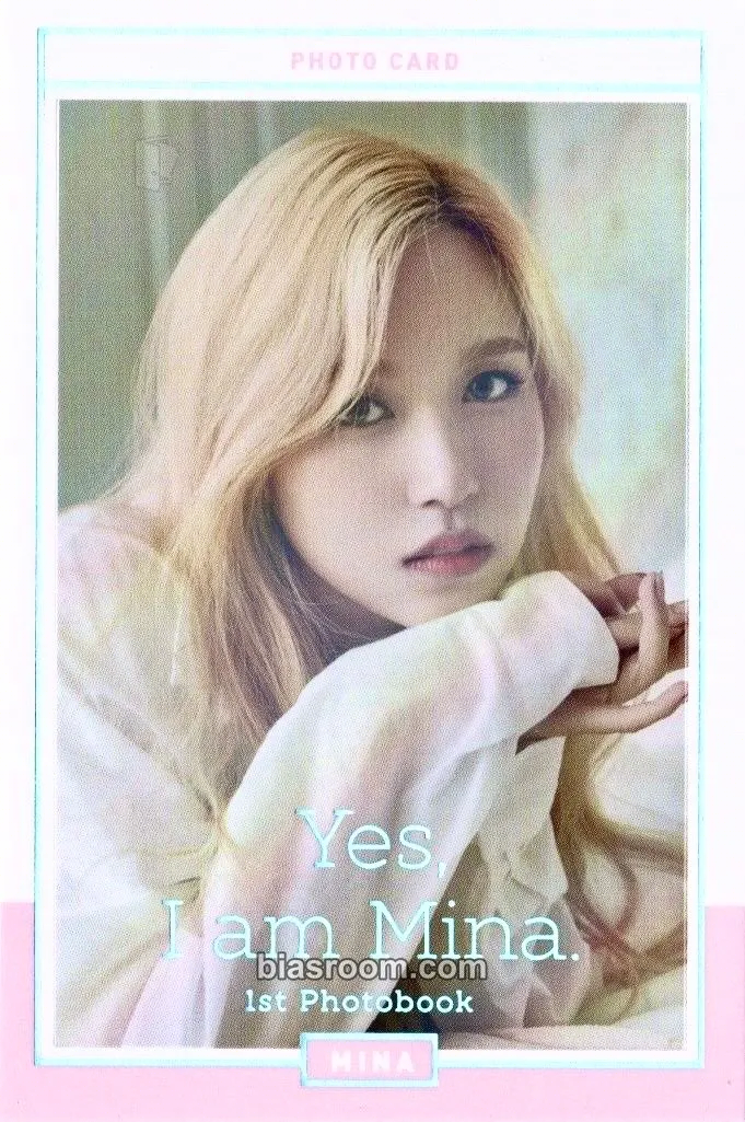 Mina TWICE Photobook Yes, I am Photocard - TWICE - TWICE K-pop photocard
