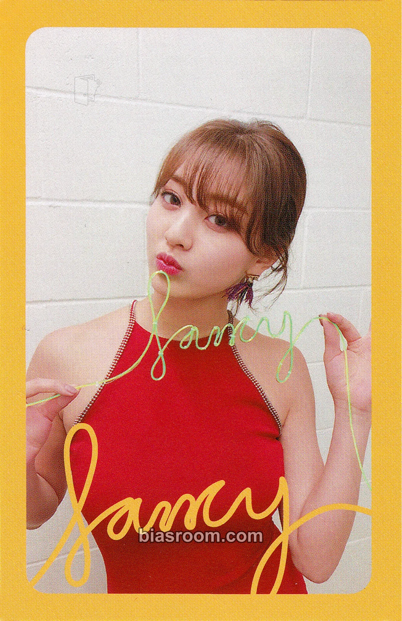 Jihyo FANCY YOU Photocard - TWICE - TWICE K-pop photocard