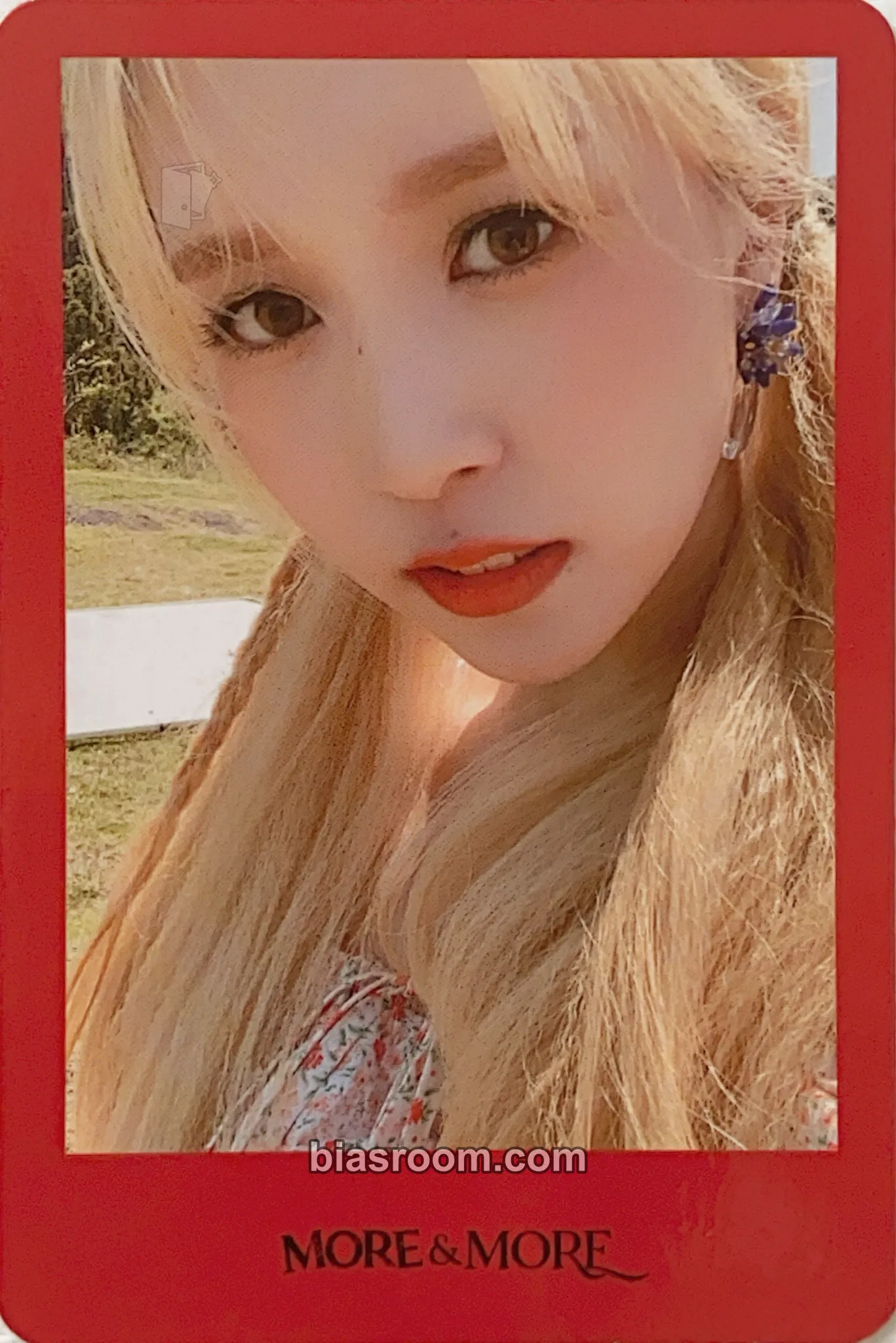 Mina MORE & MORE Photocard - TWICE - TWICE K-pop photocard