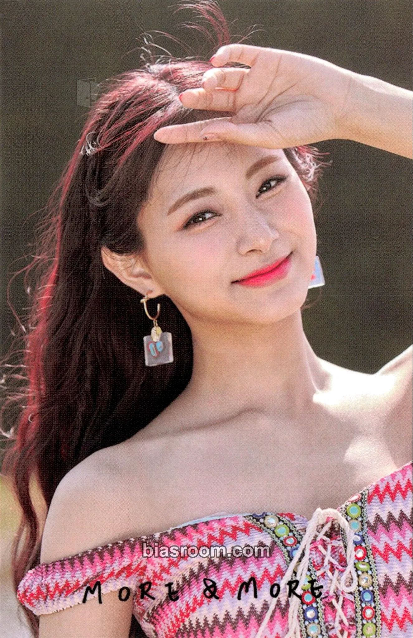 Tzuyu MORE & MORE Photocard - TWICE - TWICE K-pop photocard