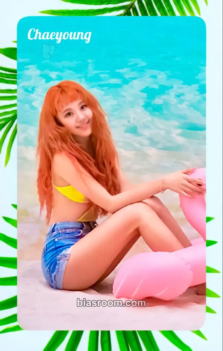 Chaeyoung Summer Nights Photocard - TWICE - TWICE K-pop photocard