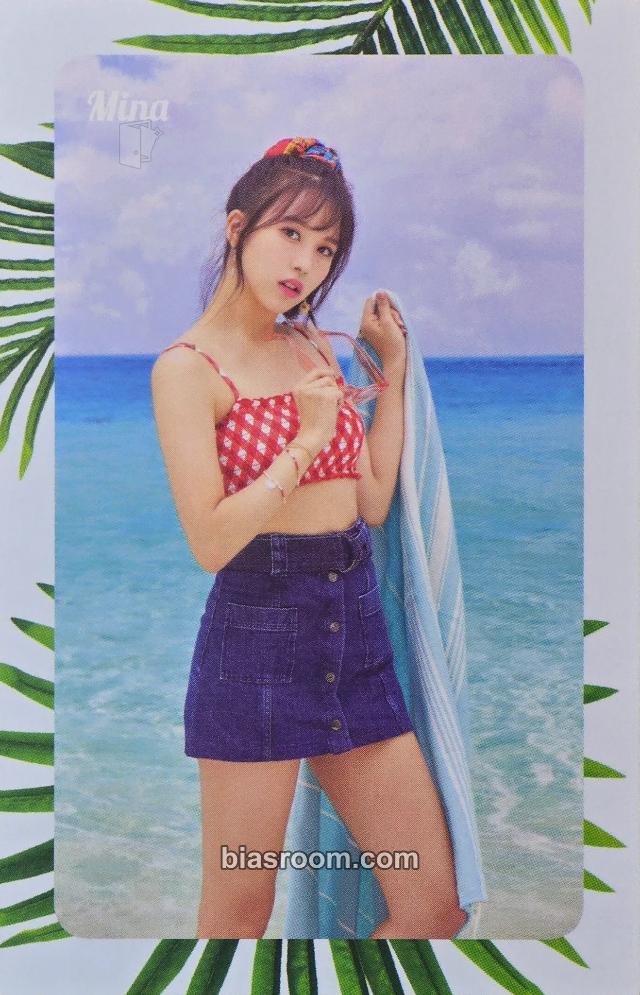 Mina Summer Nights Photocard - TWICE - TWICE K-pop photocard