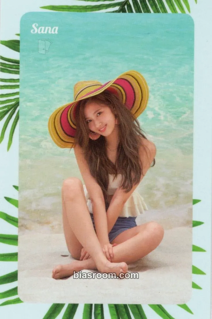 Sana Summer Nights Photocard - TWICE - TWICE K-pop photocard