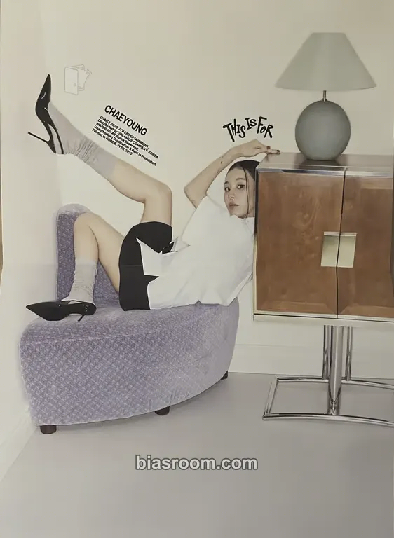 Chaeyoung THIS IS FOR Photocard - TWICE - TWICE K-pop photocard