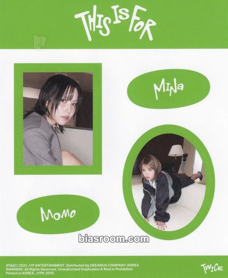 THIS IS FOR Photocard - TWICE - TWICE K-pop photocard