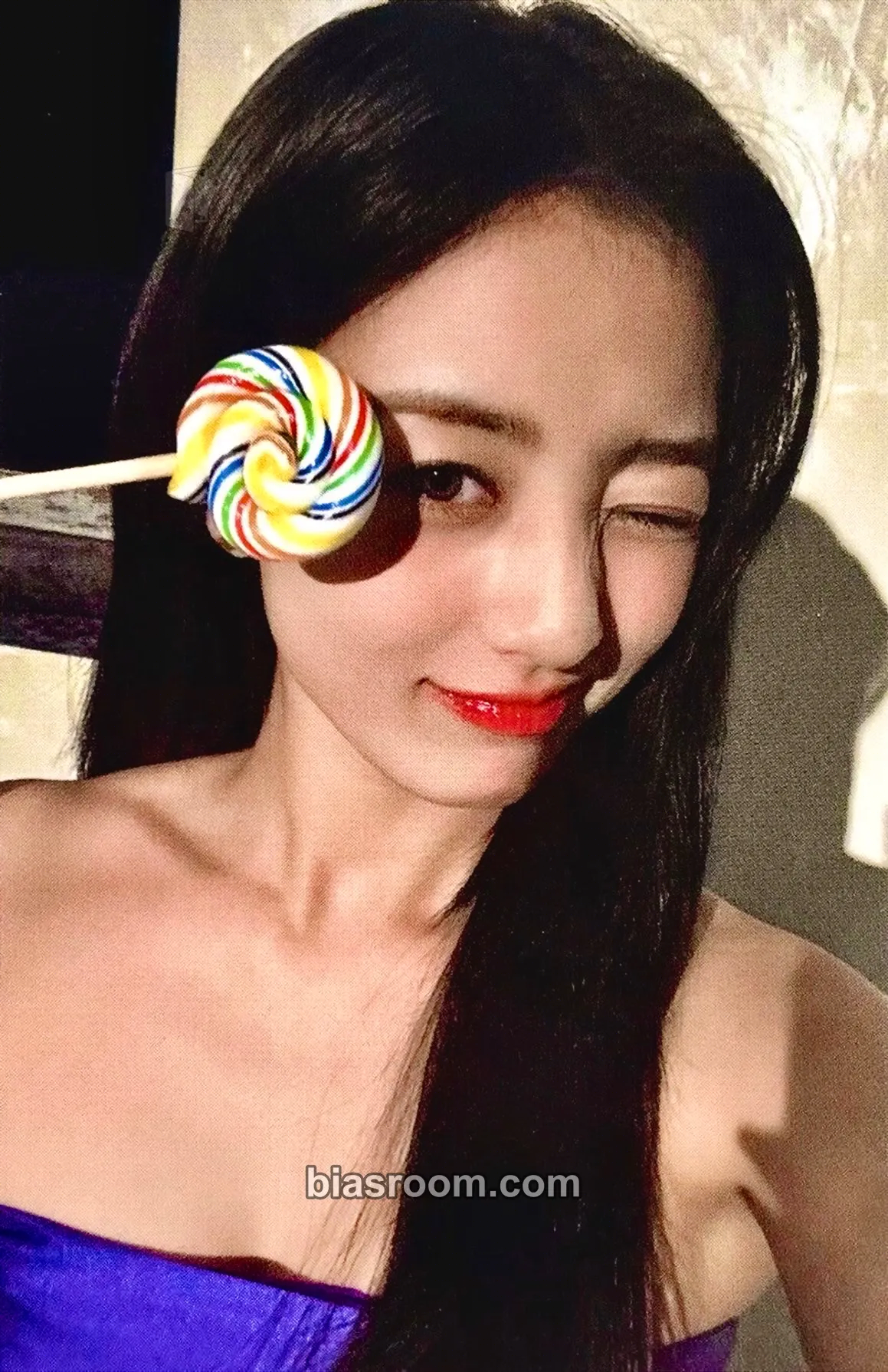 Jihyo With YOU-th Photocard - TWICE - TWICE K-pop photocard