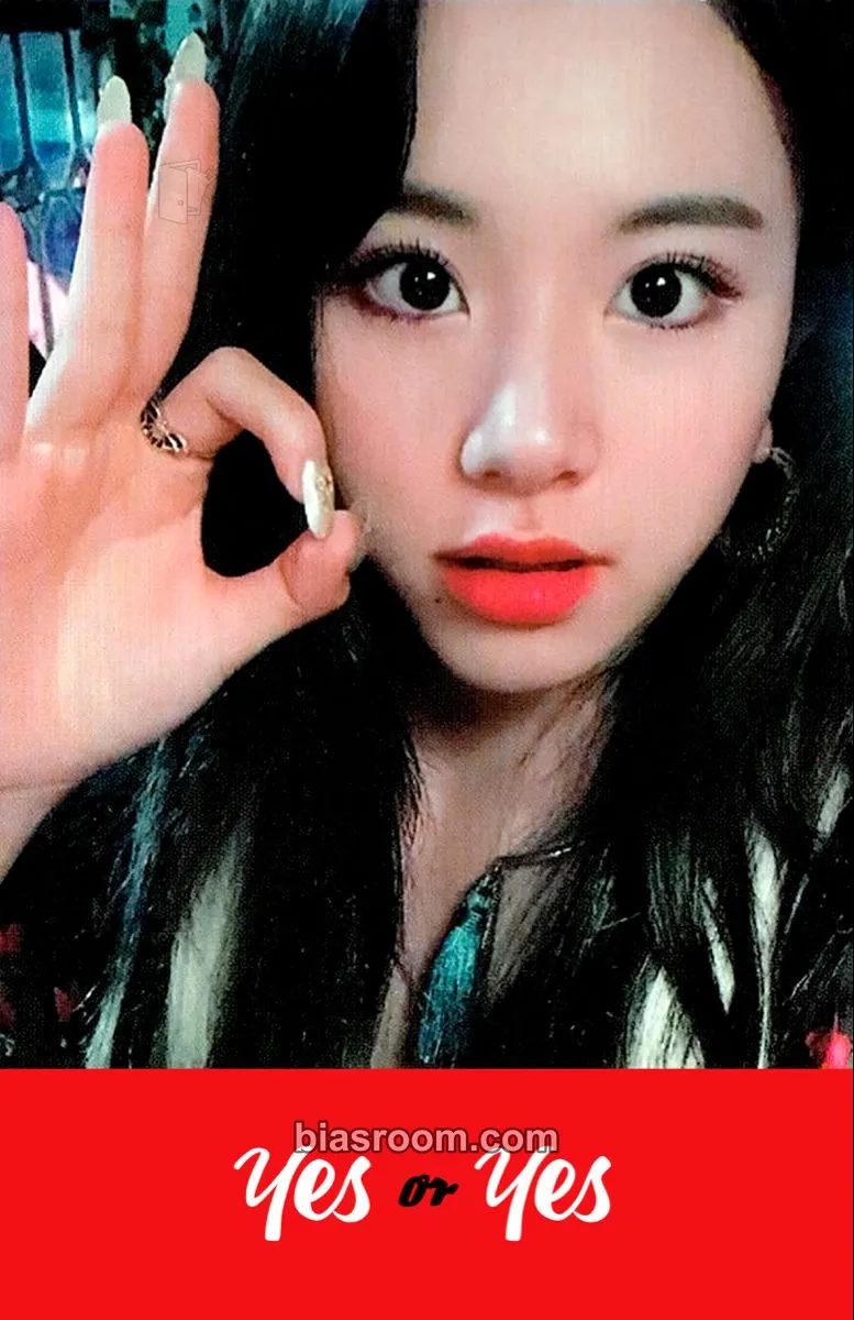 Chaeyoung YES or YES Photocard - TWICE - TWICE K-pop photocard