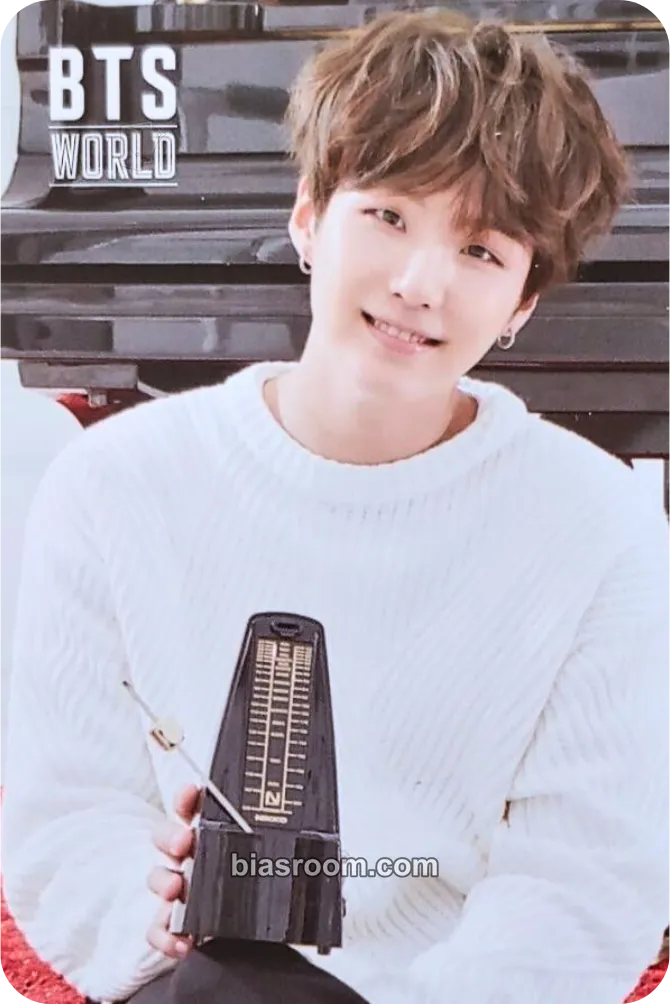 SUGA BTS World: Original Soundtrack Photocard - BTS - BTS K-pop photocard