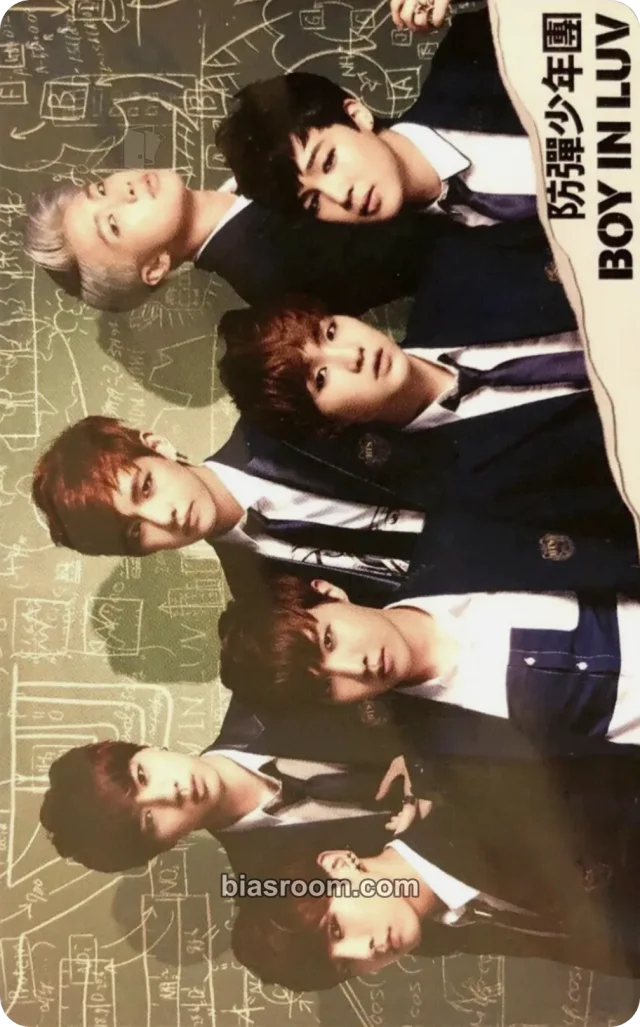 BTS Boy in Luv (Japanese Ver.) K-pop photocard