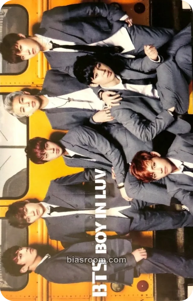 BTS Boy in Luv (Japanese Ver.) K-pop photocard