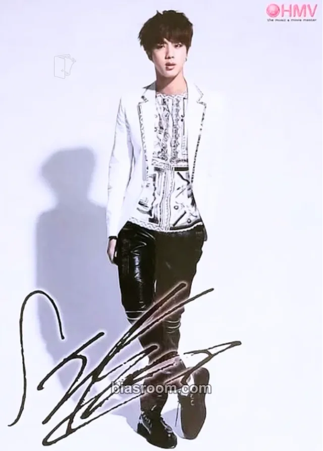 BTS - Jin - Wake Up Album hmv postcard