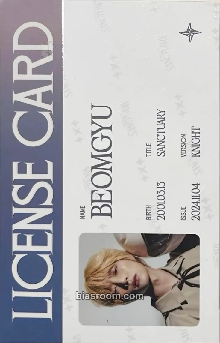Beomgyu The Star Chapter: Sanctuary Photocard - TOMORROW X TOGETHER - TOMORROW X TOGETHER K-pop photocard