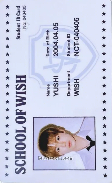 Yushi SCHOOL OF WISH Photocard - NCT WISH - NCT WISH K-pop photocard