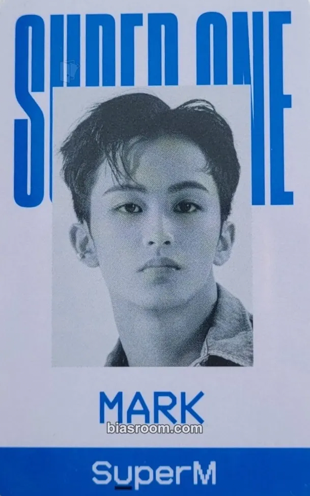Mark Super One Photocard - SuperM - SuperM K-pop photocard