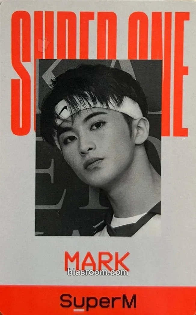 Mark Super One Photocard - SuperM - SuperM K-pop photocard