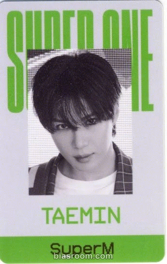 Taemin Super One Photocard - SuperM - SuperM K-pop photocard