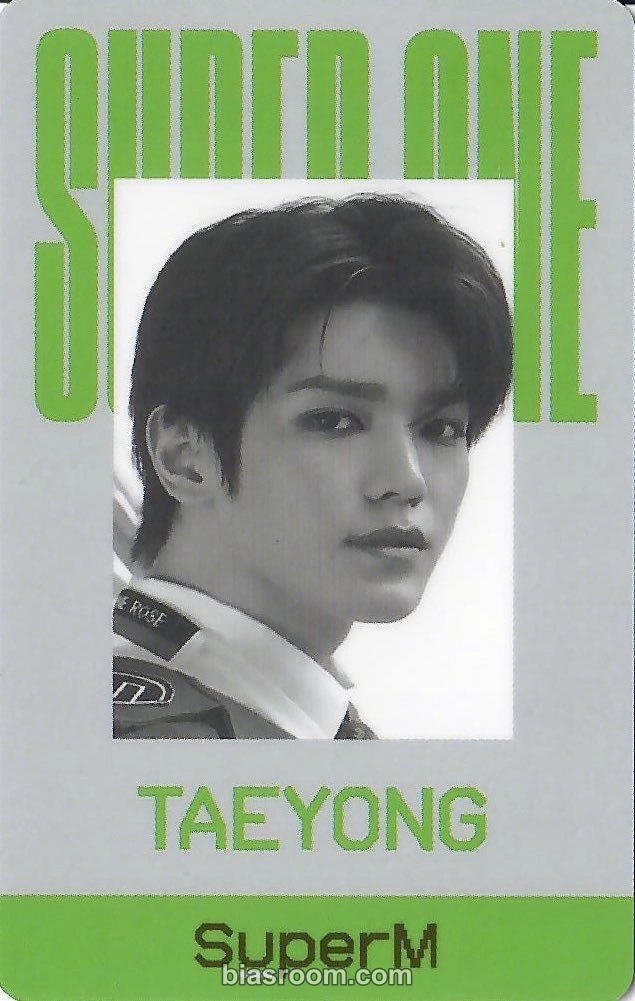 Taeyong Super One Photocard - SuperM - SuperM K-pop photocard