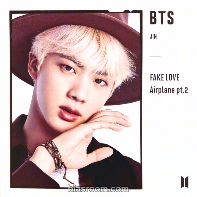 Jin Fake Love / Airplane Pt. 2 Photocard - BTS - BTS K-pop photocard