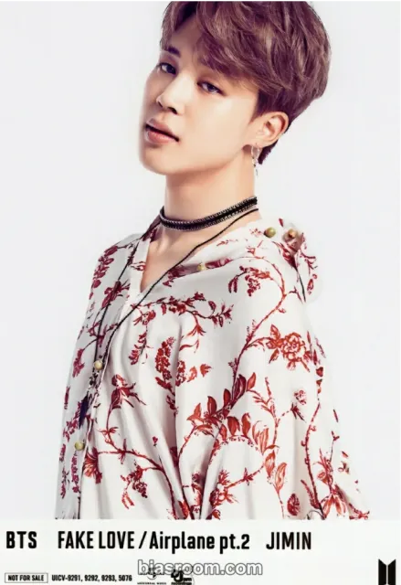 BTS - Jimin - Fake Love / Airplane Pt. 2 Album universal music store pre-order benefit raw photo