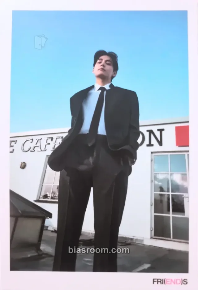 BTS - V - FRI(END)S Album merch postcard