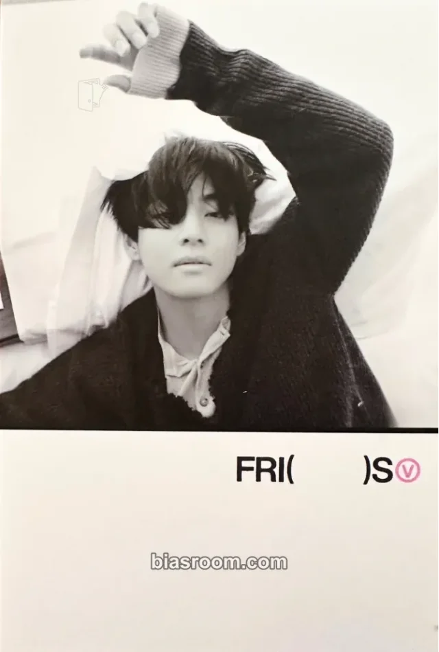 BTS - V - FRI(END)S Album merch postcard