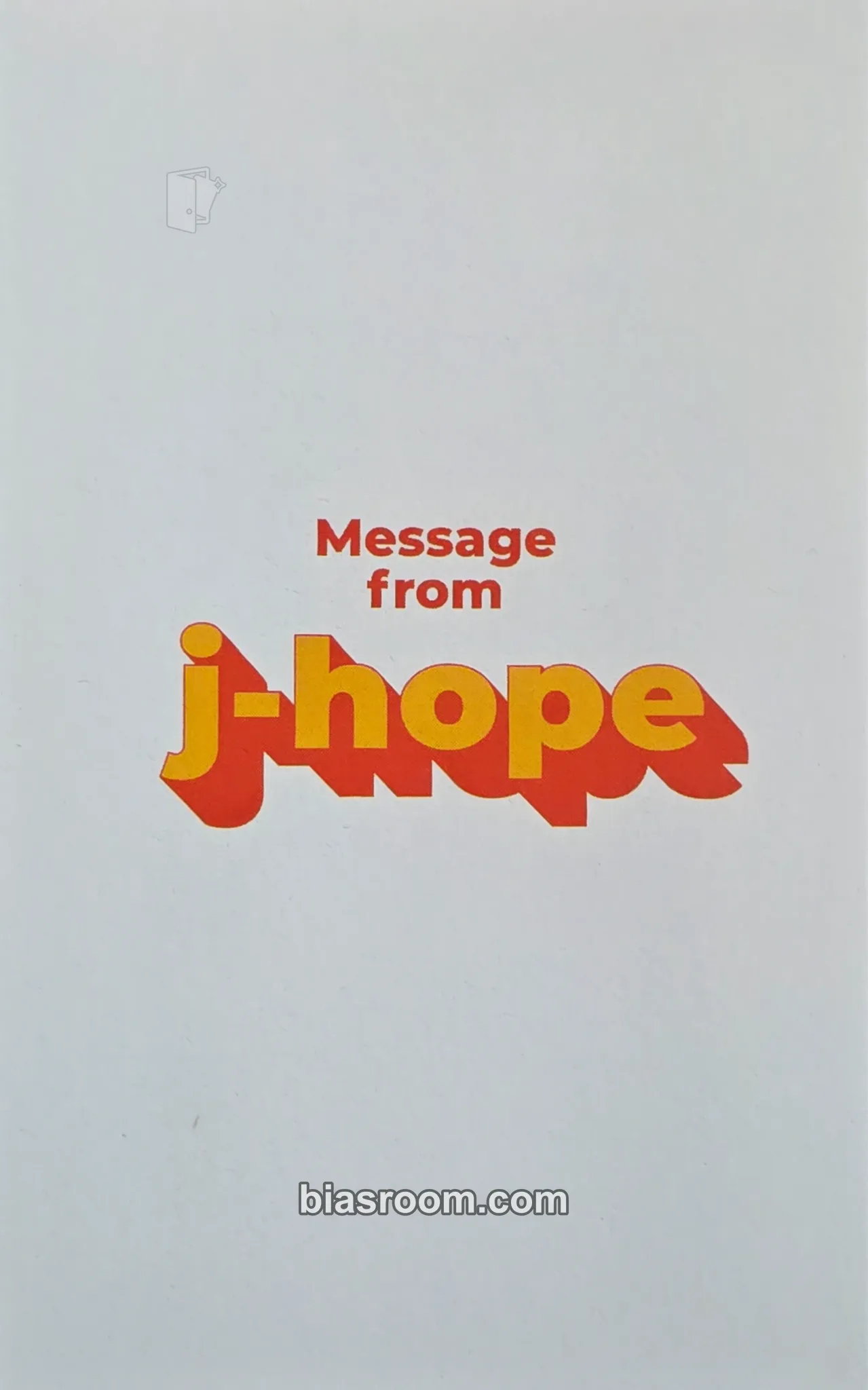 j-hope Butter Photocard - BTS - BTS K-pop photocard