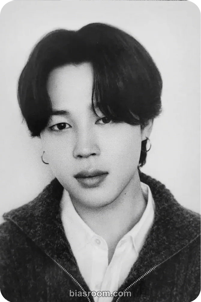 Jimin MONOCHROME Photocard - BTS - BTS K-pop photocard