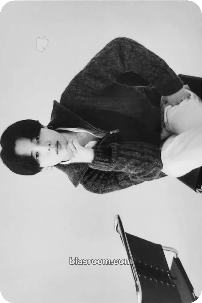 Jimin MONOCHROME Photocard - BTS - BTS K-pop photocard
