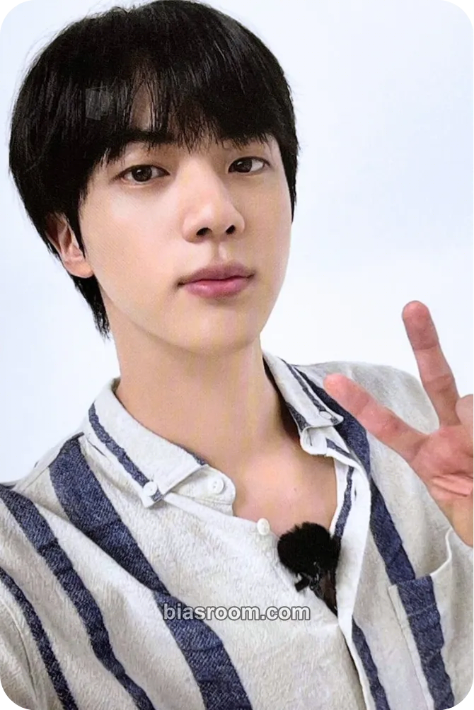 Jin Run BTS Poly Photocard - BTS - BTS K-pop photocard