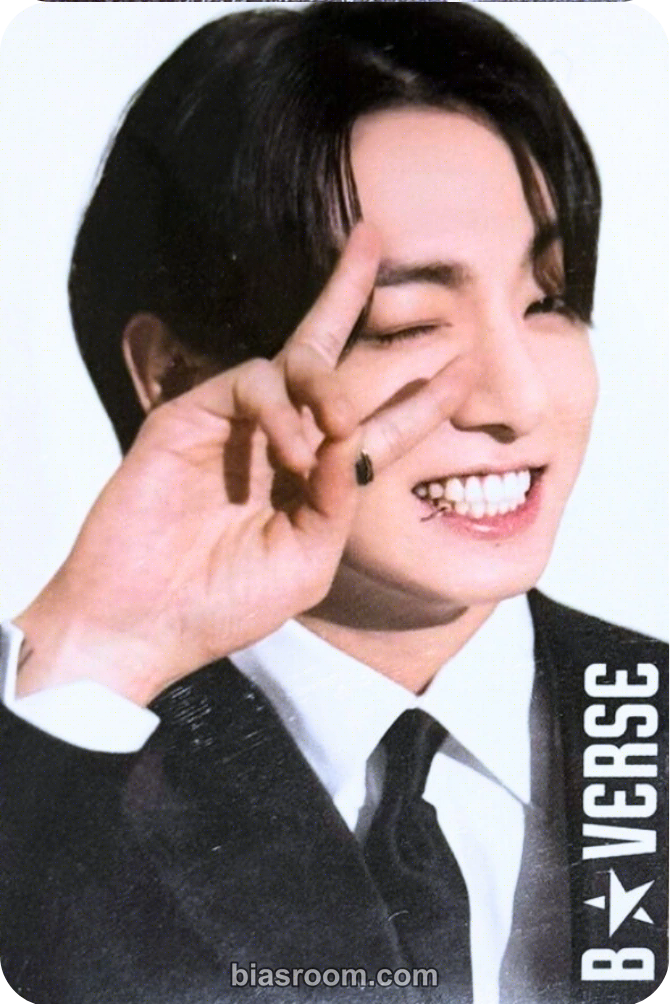 Jungkook B★VERSE Exhibition Photocard - BTS - BTS K-pop photocard