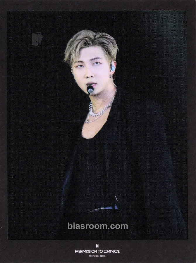 RM Permission To Dance On Stage - Seoul Photocard - BTS - BTS K-pop photocard