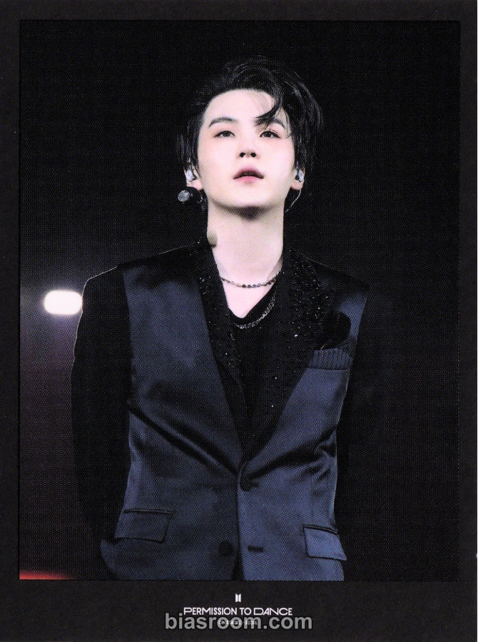 SUGA Permission To Dance On Stage - Seoul Photocard - BTS - BTS K-pop photocard