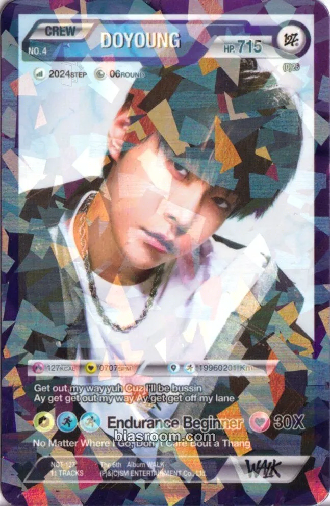 Doyoung Walk Photocard - NCT 127 - NCT 127 K-pop photocard