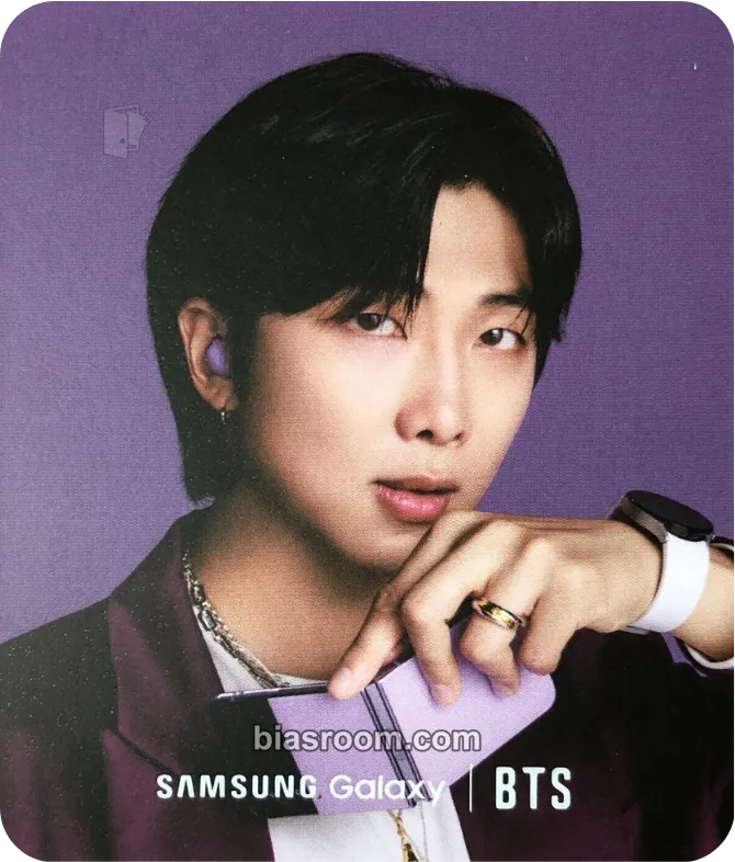 RM Samsung Photocard - BTS - BTS K-pop photocard