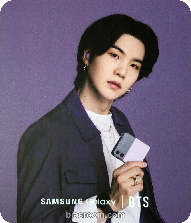 SUGA Samsung Photocard - BTS - BTS K-pop photocard