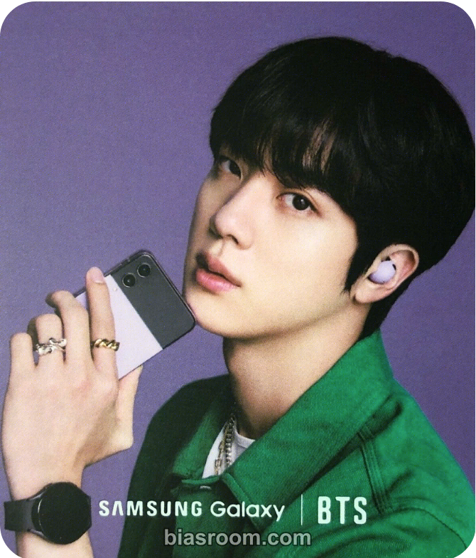 Jin Samsung Photocard - BTS - BTS K-pop photocard