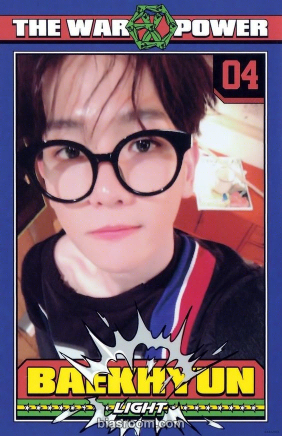Baekhyun The War: The Power of Music Photocard - EXO - EXO K-pop photocard
