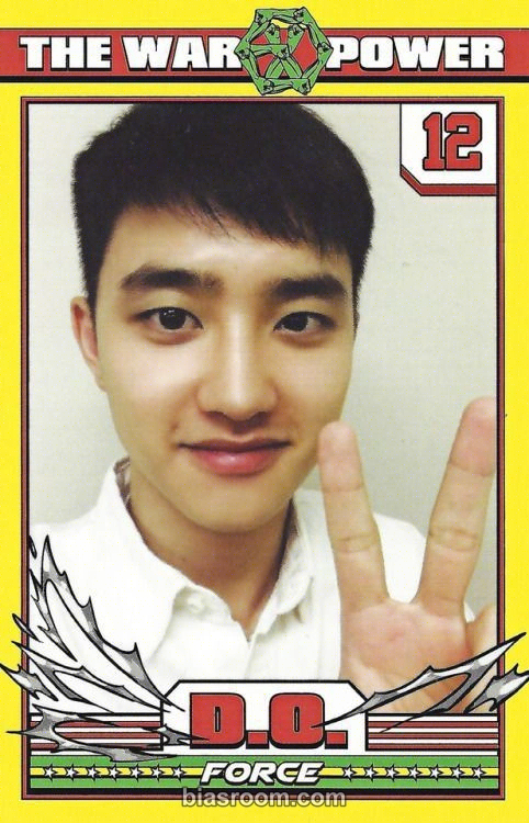 D.O. The War: The Power of Music Photocard - EXO - EXO K-pop photocard
