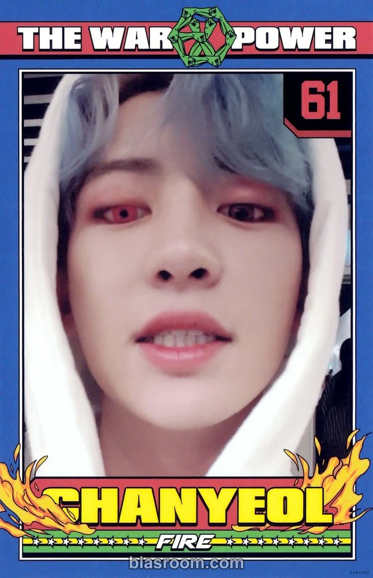 Chanyeol The War: The Power of Music Photocard - EXO - EXO K-pop photocard