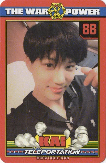 Kai The War: The Power of Music Photocard - EXO - EXO K-pop photocard