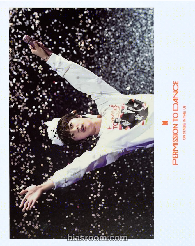 Jin Permission To Dance On Stage in THE US Photocard - BTS - BTS K-pop photocard