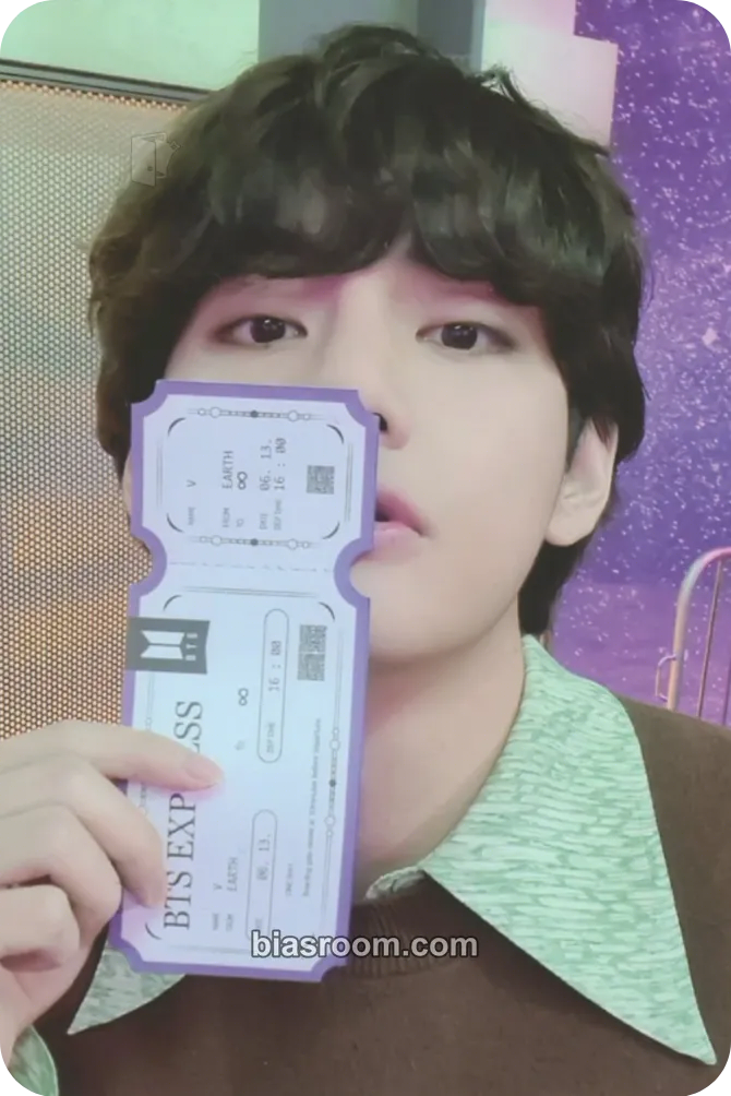 V 2021 Muster Sowoozoo Photocard - BTS - BTS K-pop photocard