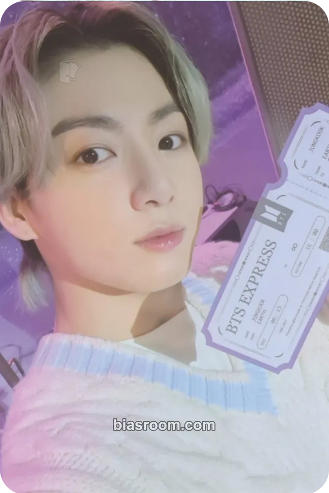 Jungkook 2021 Muster Sowoozoo Photocard - BTS - BTS K-pop photocard