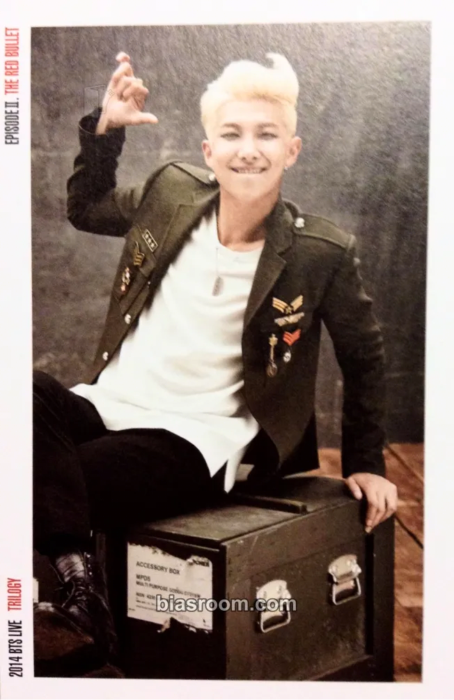 RM BTS Live Trilogy Episode II: The Red Bullet Photocard - BTS - BTS K-pop photocard